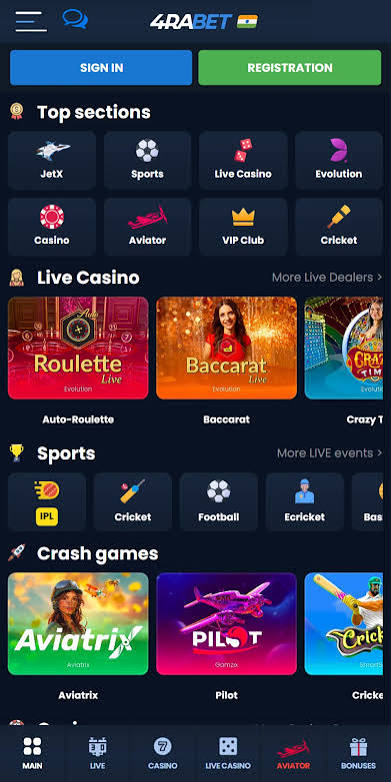 4Rabet Gambling Establishment Games Range